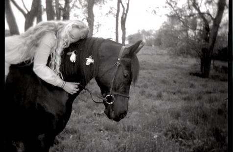 Katy and Shadow